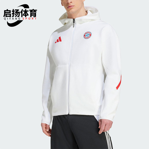 Adidas/阿迪达斯正品JACKET 男士连帽双面针织运动足球外套JM9439