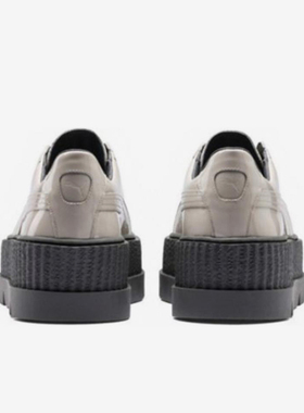 PUMA彪马正品Pointy Creeper Patent Dove男低帮板鞋366270-02