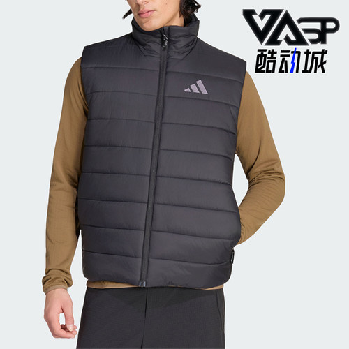 Adidas/阿迪达斯正品男士户外拒水运动保暖夹棉马甲KX8816