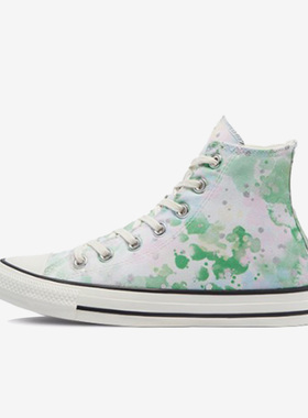 Converse匡威 女款高帮水洗水墨扎染印花感印花帆布鞋 570765C