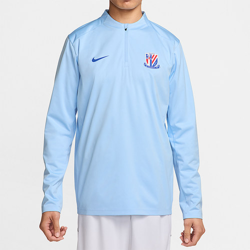 Nike/耐克正品上海申花 Strike男士运动足球训练T恤IB3672-436