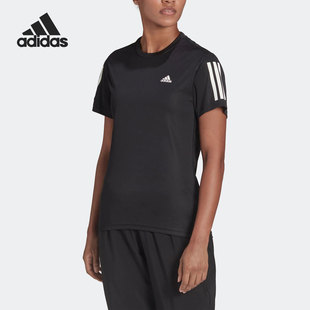 新款 当季 阿迪达斯官方正品 T恤H59274 THE RUN女子短袖 OWN Adidas