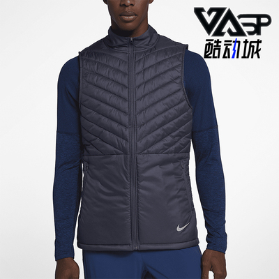 耐克男士休闲保暖无袖马甲