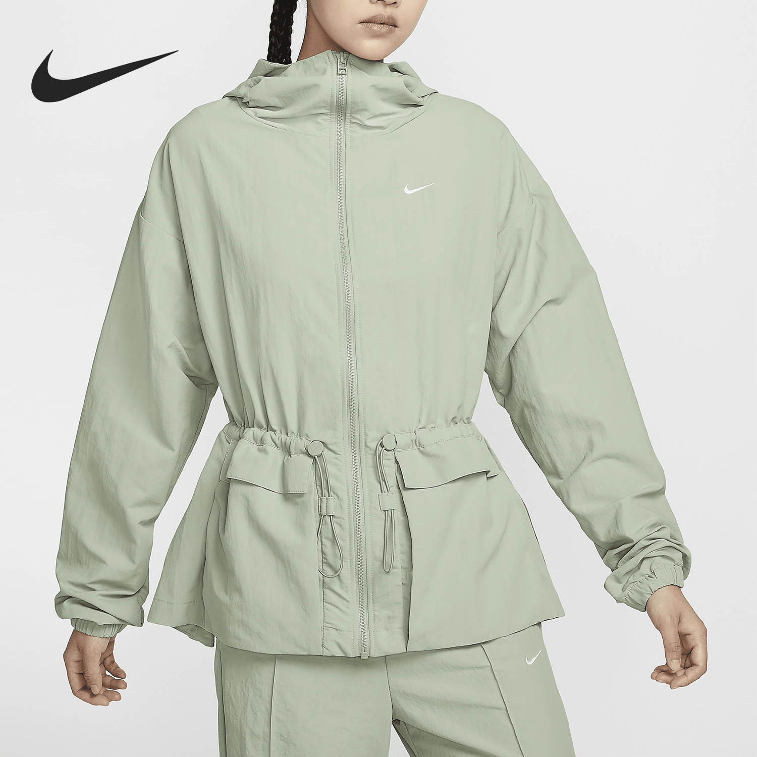 Nike/耐克女士梭织连帽夹克外套