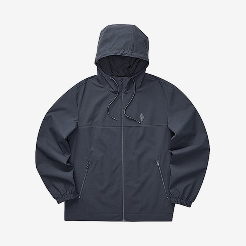 Skechers/斯凯奇正品新款男子梭织干练简洁连帽运动夹克外套