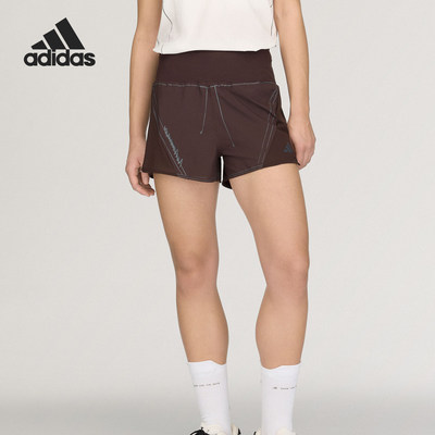 Adidas/阿迪达斯官方正品夏季女士弹力透气跑步运动短裤KR3013