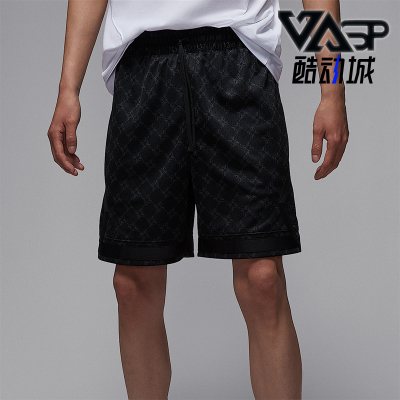 Nike/耐克正品JORDAN男士休闲轻盈透气印花运动短裤HQ8664-010