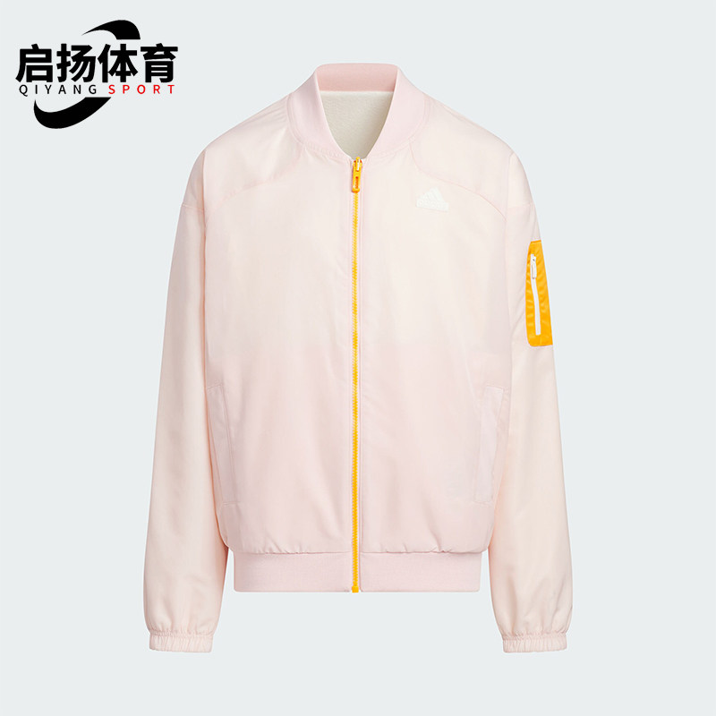 阿迪达斯儿童双面穿摇粒绒外套