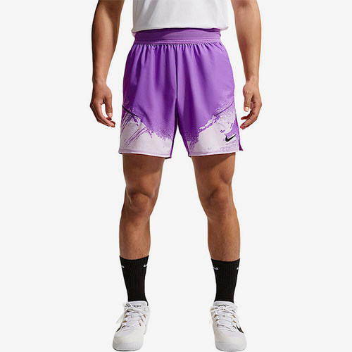 Nike/耐克正品CourtSlam新款男紫白色休闲经典网球短裤IF1561-522