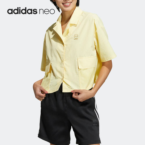 Adidas/阿迪达斯女子翻领短袖