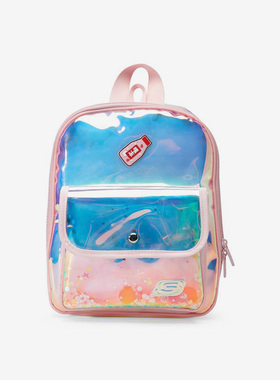 Skechers/斯凯奇正品BACKPACK儿童运动幻彩镭射设计双肩背包