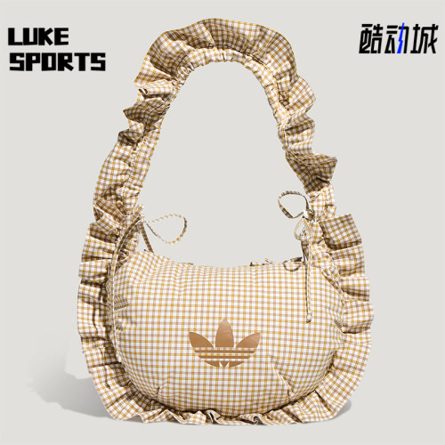 Adidas/阿迪达斯正品三叶草PLAIDRUFLEBAGL新款经典单肩包KX6986