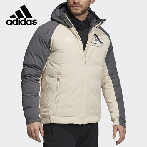 Adidas正品男子冬季休闲羽绒服