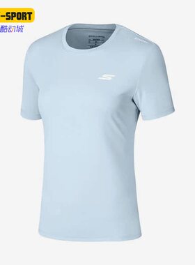 Skechers/斯凯奇正品SHORT SLEEVE TEE女子休闲短袖上衣 P222W135