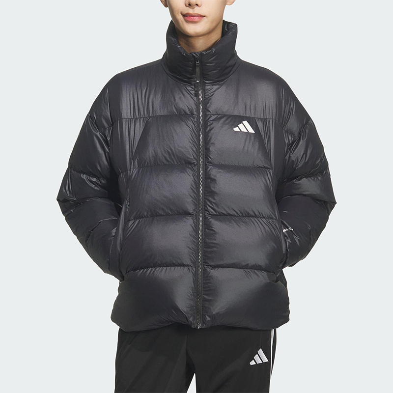 Adidas/阿迪达斯正品2025秋季款男士休闲立领耐穿羽绒服KQ5497