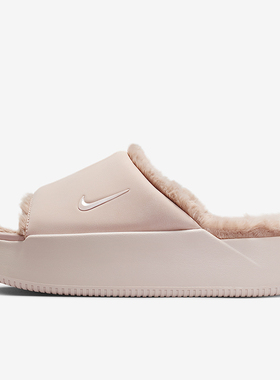 Nike/耐克正品Calm Elevation Fur女士休闲日常拖鞋HV8560-600