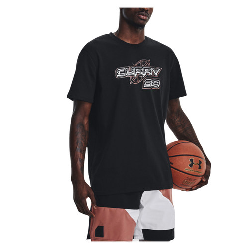 UA/安德玛正品CURRY 30 HEAVYWEIGHT SS男士印花短袖1376808-001