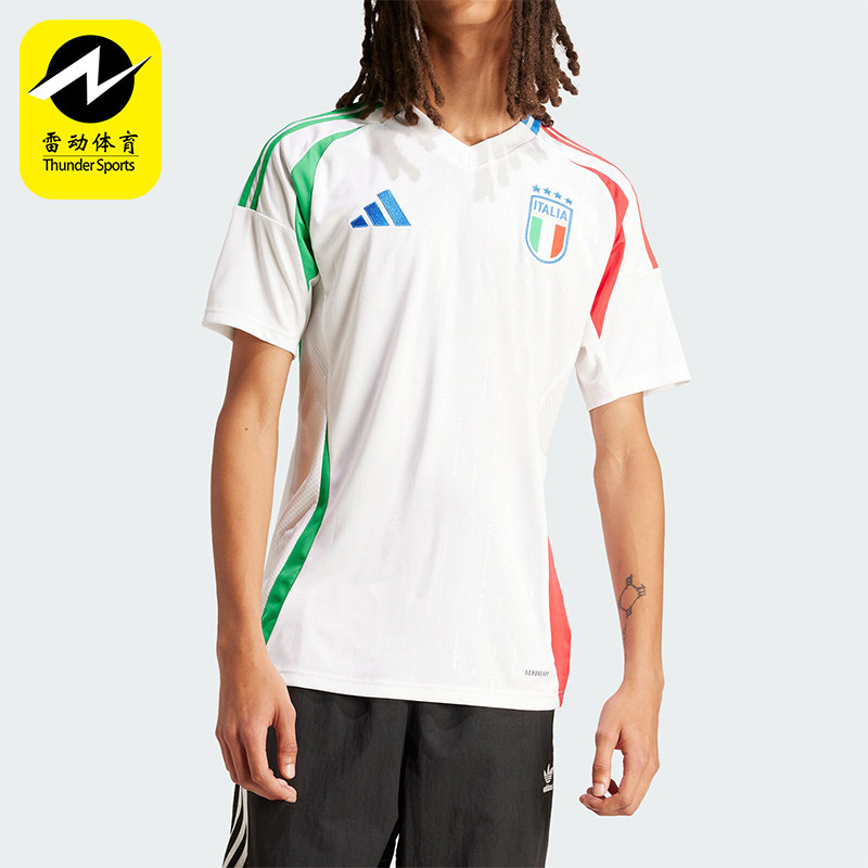 Adidas/阿迪达斯正品FIGC A JSY男士足球运动短袖球衣IN0656