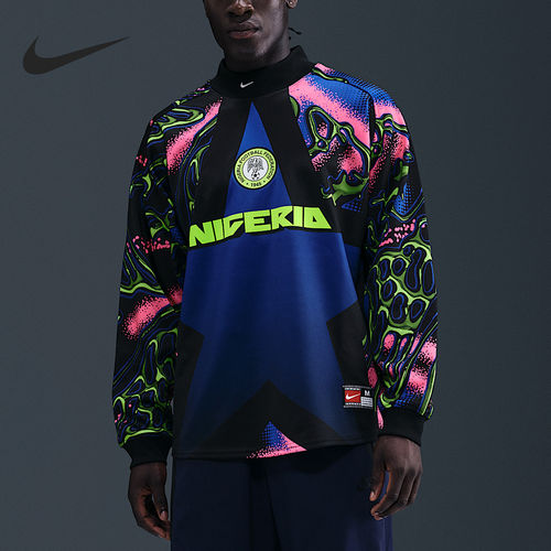 Nike/耐克正品2025男士运动圆领时尚足球长袖上衣IO0782-010