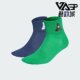 运动袜两双装 Adidas 时尚 三叶草男女同款 IS0459 阿迪达斯正品