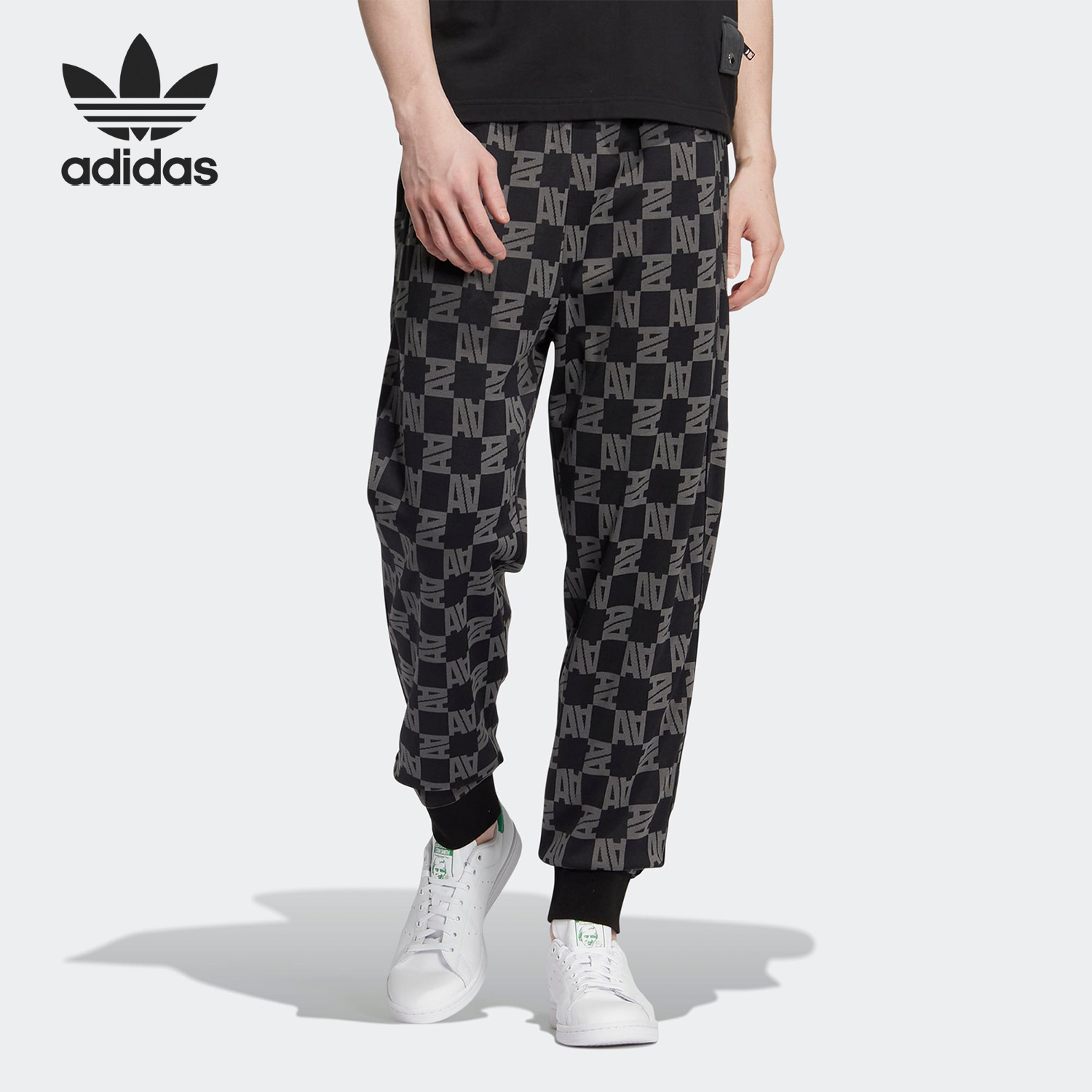 Adidas/阿迪达斯正品MONOGRAM三叶草男女运动休闲长裤 HR3438