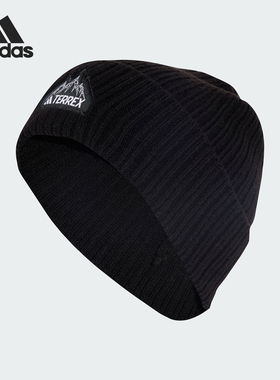 Adidas/阿迪达斯正品2025年男女运动针织保暖绒线帽JM0463