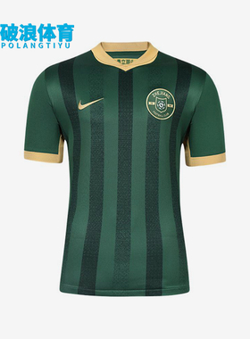 Nike/耐克正品2025新款男士足球训练运动休闲透气短袖HM6184-341