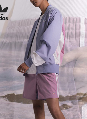 Adidas/阿迪达斯官方正品三叶草男女同款宽松简约潮流短裤JF3151