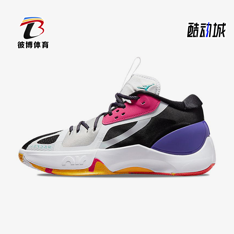 Nike/耐克正品JORDAN男士经典中帮拼接运动缓震篮球鞋DH0249-130