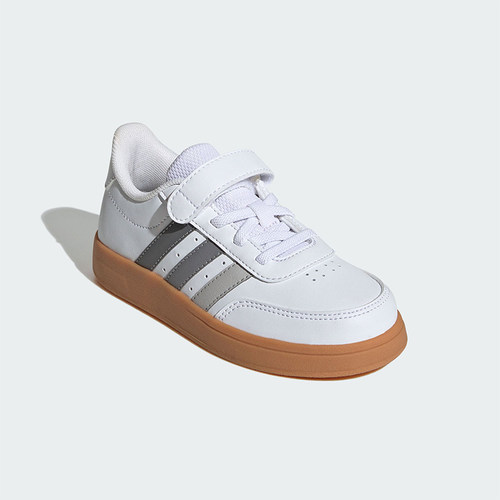 Adidas/阿迪达斯正品新款小童魔术贴低帮运动轻便板鞋JI0962