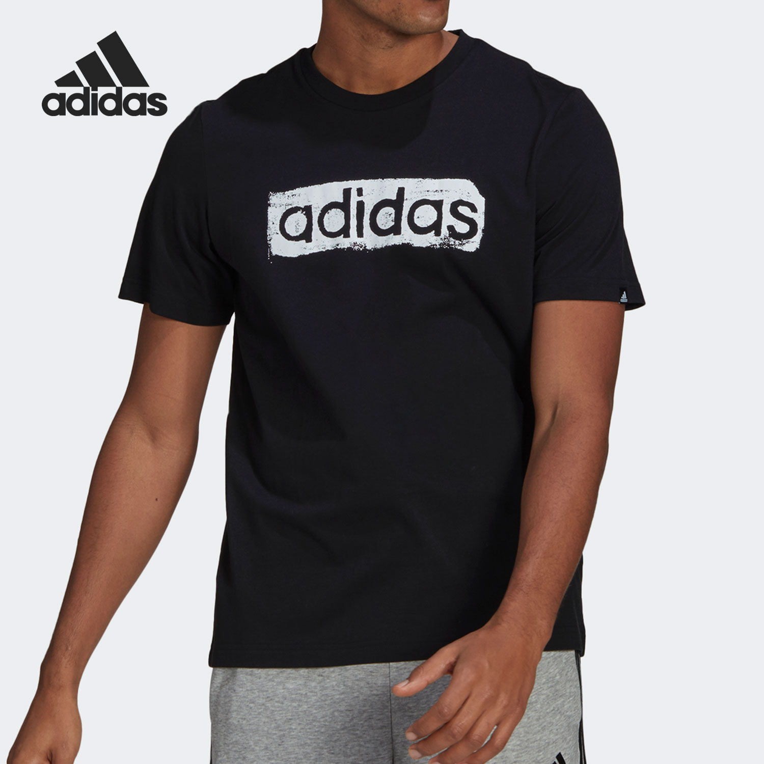 Adidas/阿迪达斯正品当季新款男子运动休闲透气圆领短袖T恤GL3034,运动服/休闲服装,运动T恤,淘宝优惠券,粉丝福利购,淘宝优惠卷