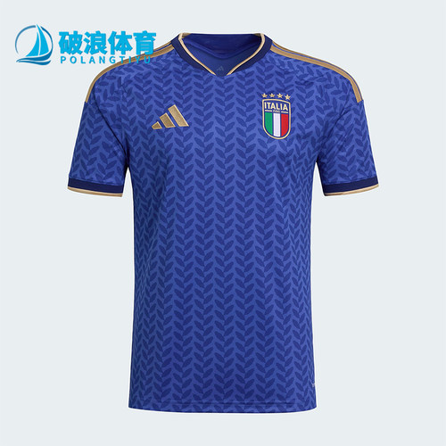 Adidas/阿迪达斯正品意大利队男士训练修身运动透气足球T恤JL6937