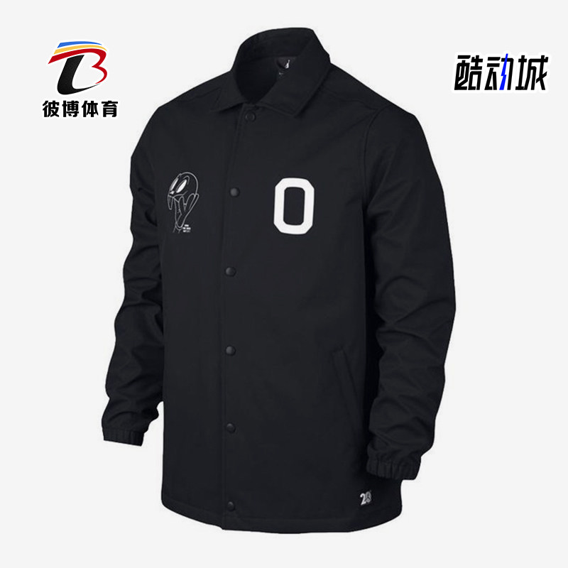 Nike/耐克正品Jordan男士印花衬衫式休闲夹克外套819120-010