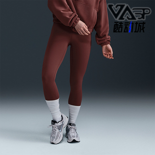 耐克正品 DQ6014 2025秋季 女士耐穿运动高腰紧身长裤 218 款 Nike