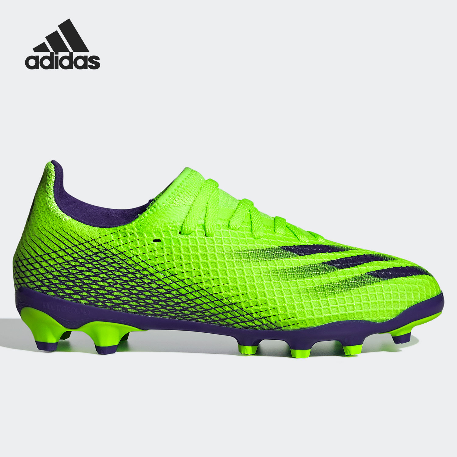 Adidas/阿迪达斯正品儿童X GHOSTED.3 MG短钉足球训练鞋 H67624