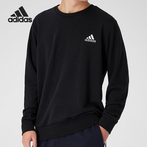 阿迪达斯男圆领长袖运动服套头衫