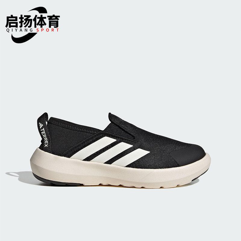 Adidas/阿迪达斯正品2024新款小童户外休闲一脚蹬运动鞋JQ6006图片