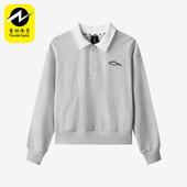 女士针织翻领半拉链短款 Skechers 新款 秋季 卫衣 斯凯奇正品