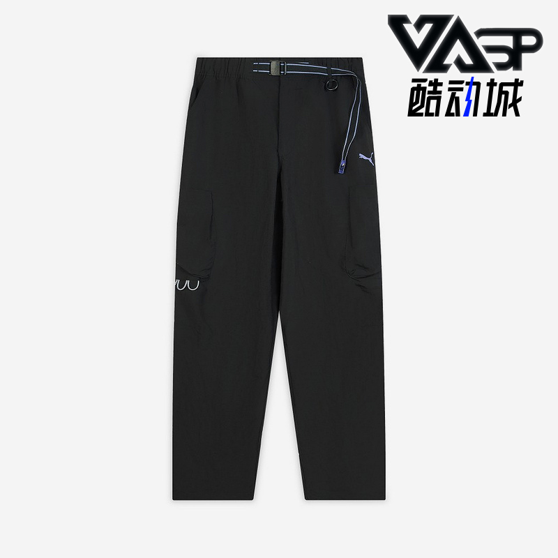 Puma/彪马正品WARDROBE男士透气梭织户外运动休闲长裤633867-01