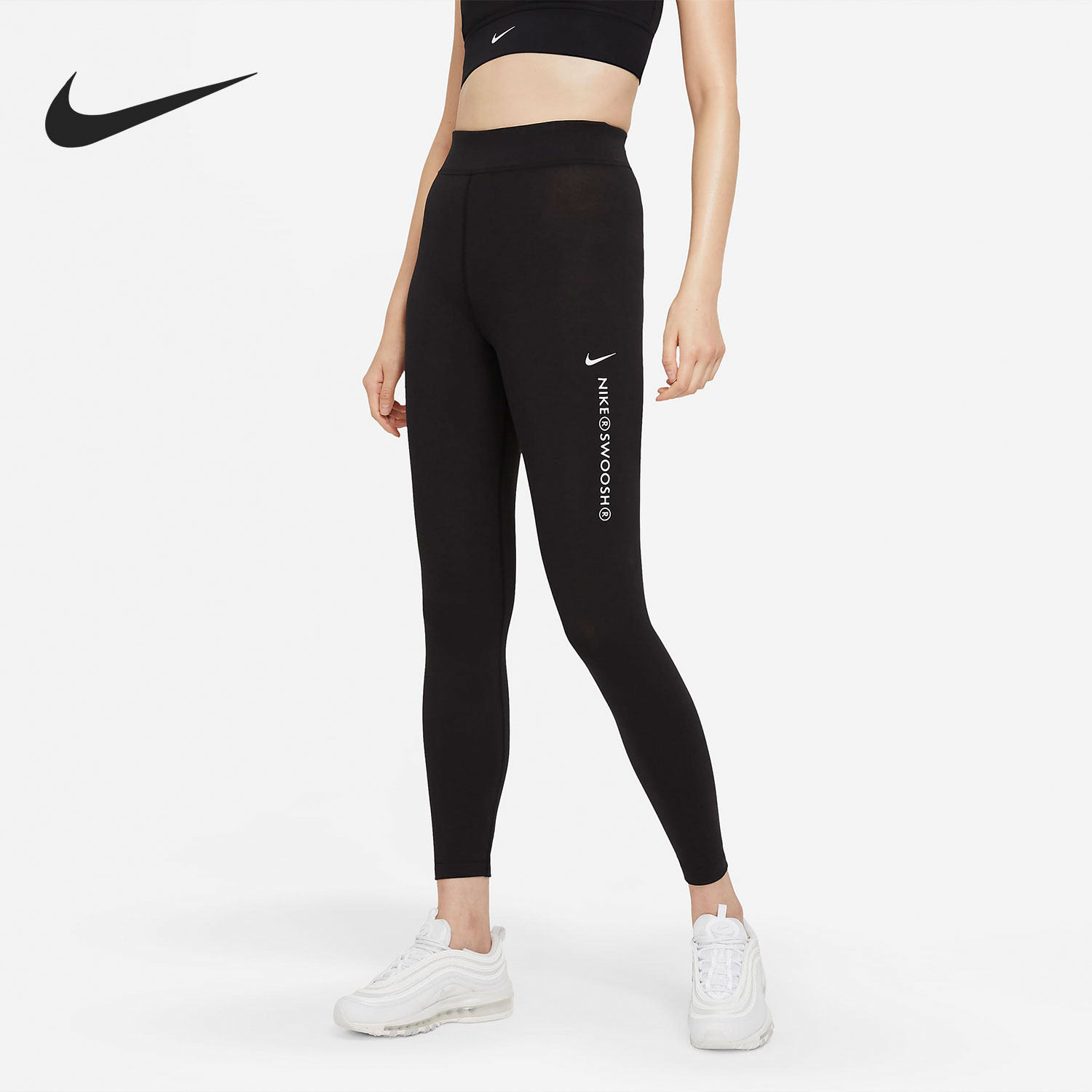 Nike/耐克正品女子高腰弹力舒适健身训练运动紧身长裤 CZ8902