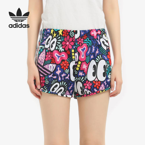 Adidas/阿迪达斯正品 STRIPES SHORT 三叶草女子休闲短裤 DV2673
