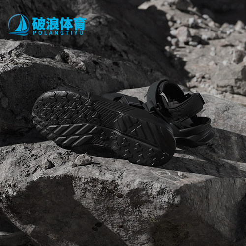Adidas/阿迪达斯正品2025新款男女同款时尚休闲户外凉鞋JQ2231