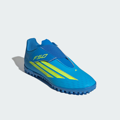 Adidas/阿迪达斯正品F50 CLUB VEL TF儿童魔术贴运动足球鞋JS1486