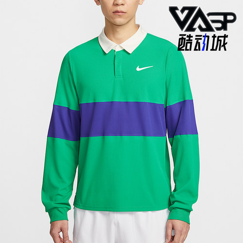 Nike/耐克正品Dri-FIT ADV男士网球拼接经典运动长袖IB8142-324
