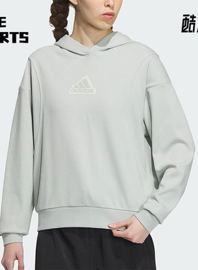 Adidas/阿迪达斯正品冬季新款女子运动休闲连帽卫衣IP7077