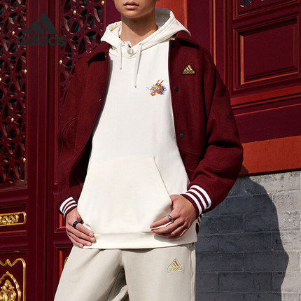 Adidas/阿迪达斯男士加绒保暖宽松外套IT0210