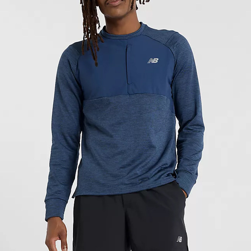 New Balance/NB正品2025新款男子运动训练卫衣套头衫MT43205-NNY