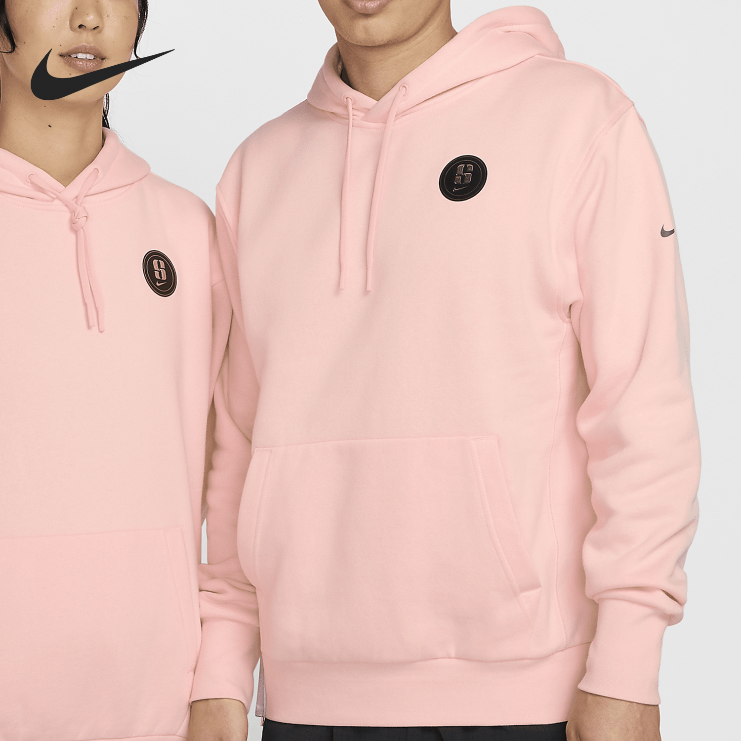 耐克男女加绒宽松篮球连帽卫衣