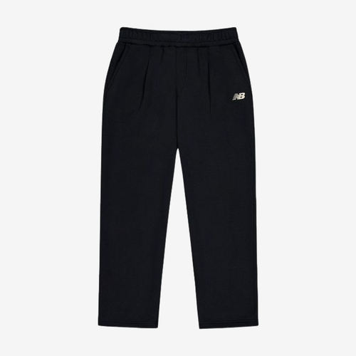New Balance新百伦正品男宽松加绒直筒针织运动裤MLF41431-BK