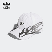 三叶草男女款 Adidas 阿迪达斯正品 印花运动遮阳棒球帽JJ2077